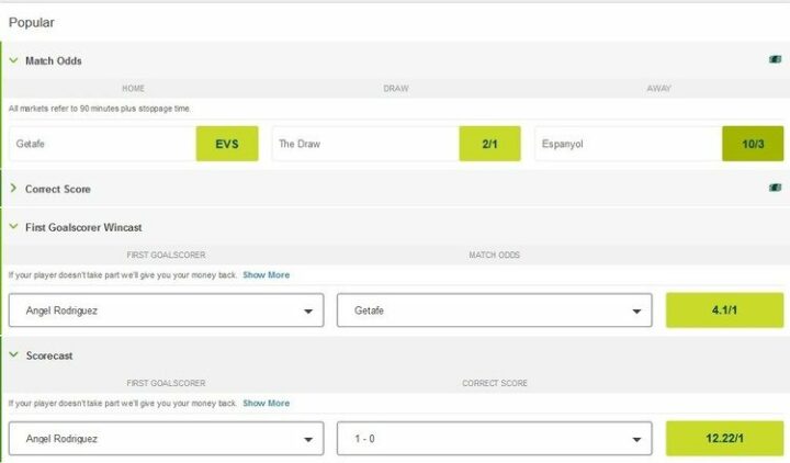 Линия на матч «Хетафе» — «Эспаньол»