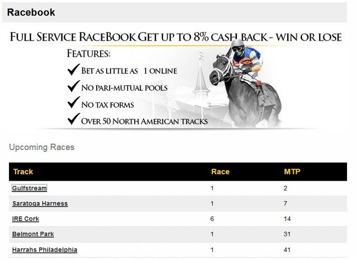 Раздел Racebook