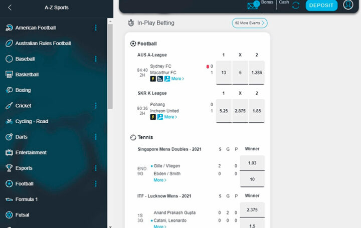 Сайт букмекера