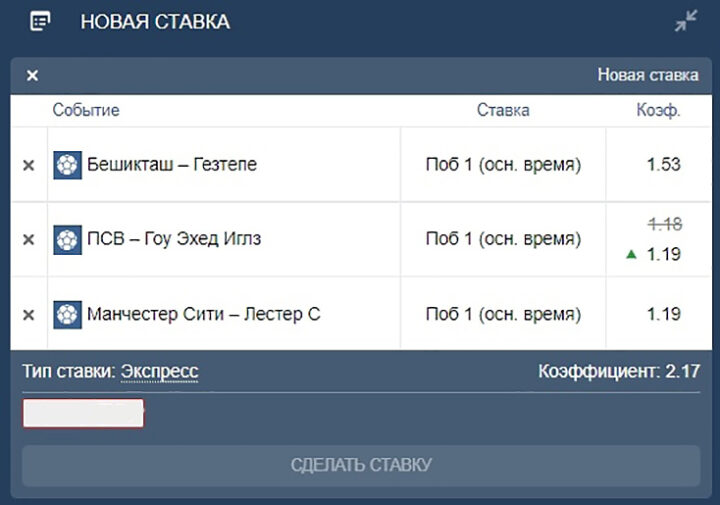 Сайт букмекерской конторы