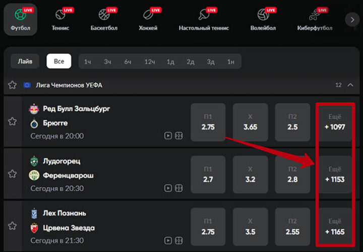 Роспись на футбол