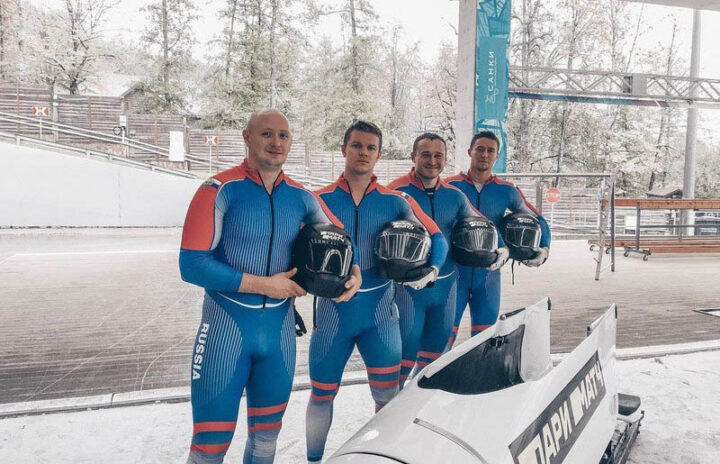 Бобслеист Алексей Зайцев