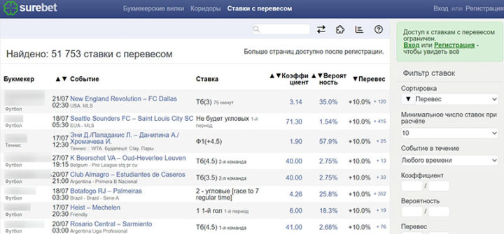Поисковик вилок