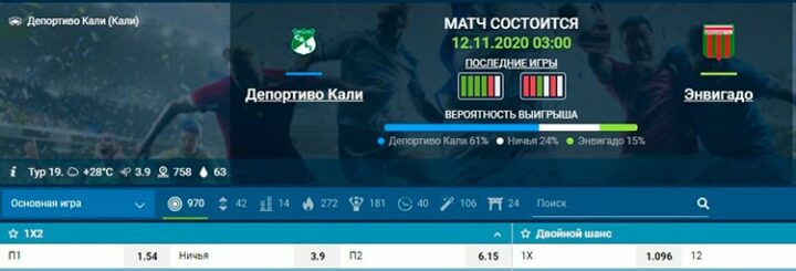 Роспись на футбол