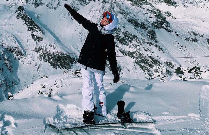 Сноубордистка Паршина