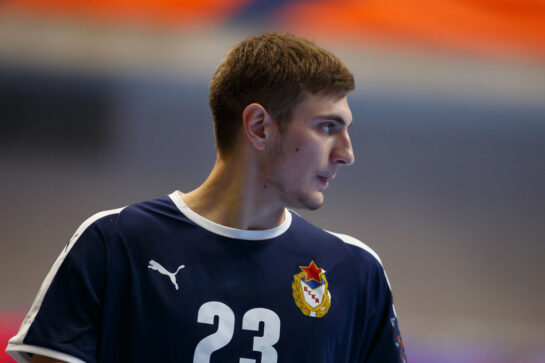 Интервью с игроком гандбольного клуба ЦСКА Москва Ильей Белевцовым