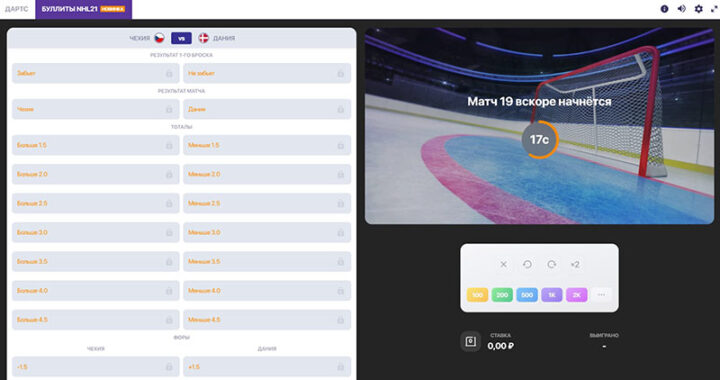 Буллиты НХЛ в Винлайн