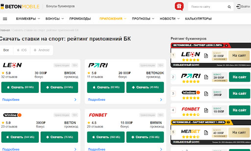 Приложения БК