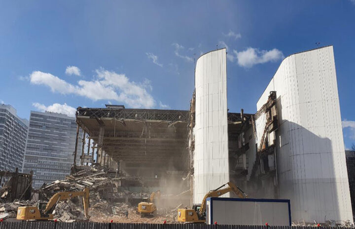 Снос зала ЦСКА