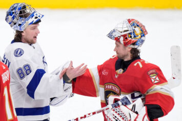 Бобровский и Василевский бьют рекорды по победам, Шестеркин — по миллионам долларов. Обзор российских вратарей НХЛ 2024/25