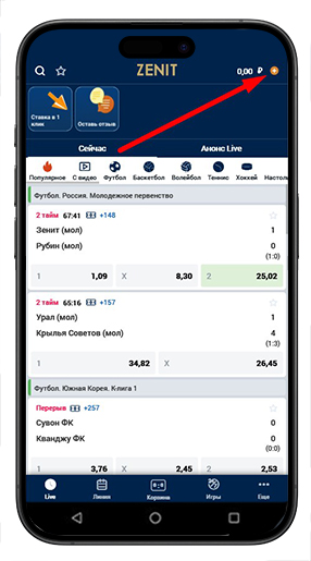 Как открыть пополнение счета