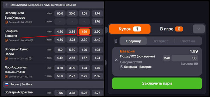 Процесс оформления прогноза