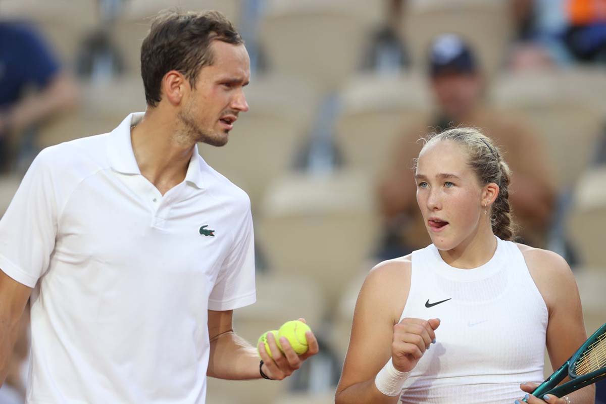 Даниил Медведев и Мирра Андреева