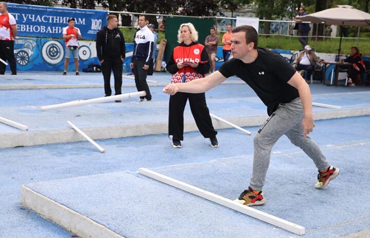 Соревнования по городкам