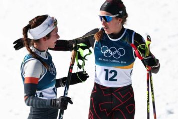 «Непростительная ошибка»: Непряева — об инциденте с чужими лыжами в олимпийском марафоне