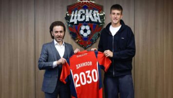 ЦСКА продлил контракт с 18-летним защитником Кириллом Даниловым до 2030 года