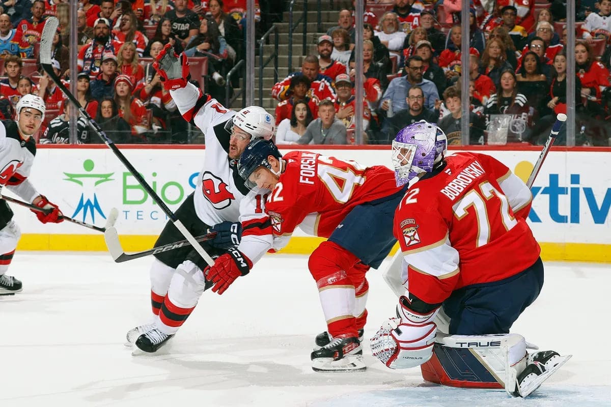 «Нью-Джерси» разгромил «Флориду», Грицюк открыл счет, Бобровский отразил 28 бросков