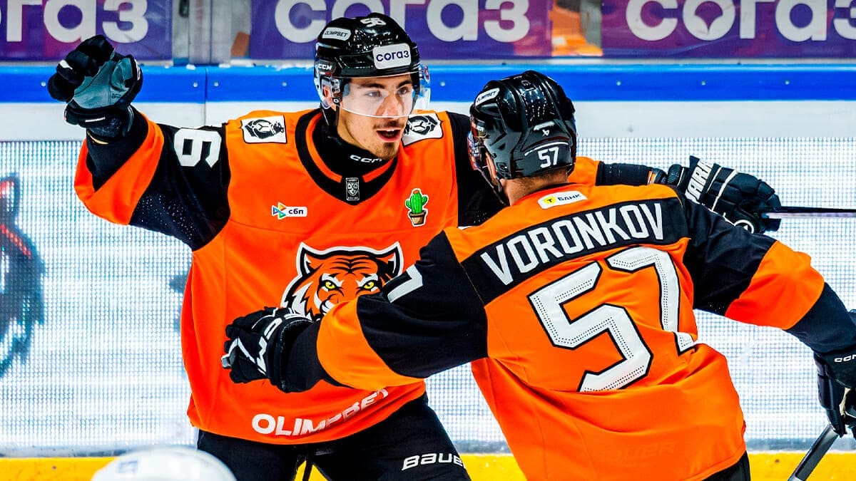 Хабаровский «Амур» переломил ход встречи с «Салаватом» и одержал волевую победу в матче КХЛ