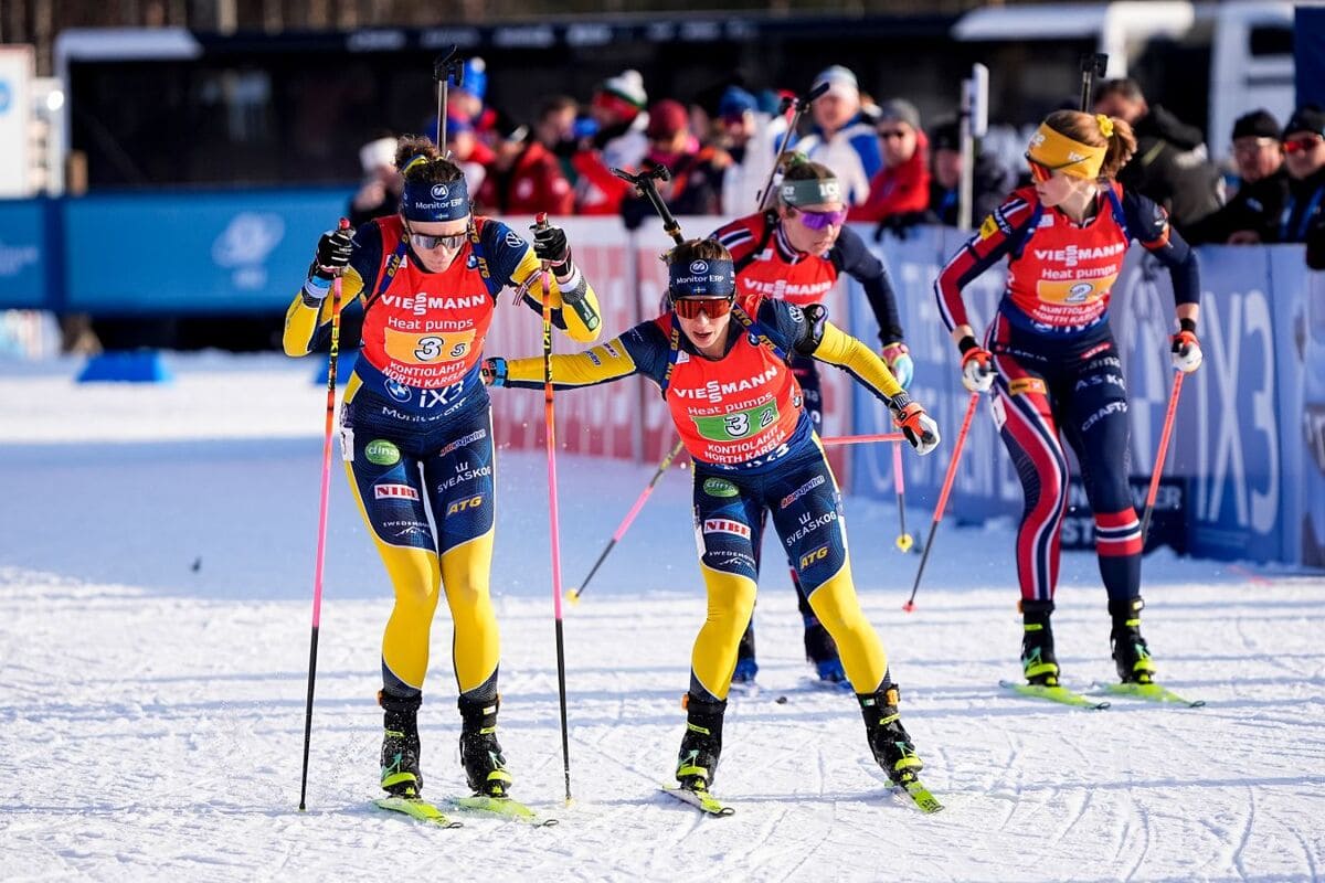 Шведские Биатлонистки