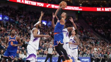 Брансон набрал 28 очков и привел «Нью‑Йорк» к победе над «Ютой»