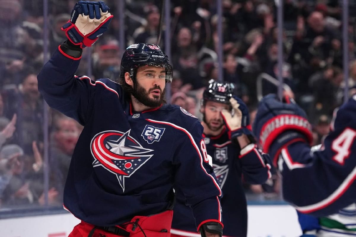 Марченко и Проворов помогли «Коламбусу» разгромить «Рейнджерс» в матче НХЛ