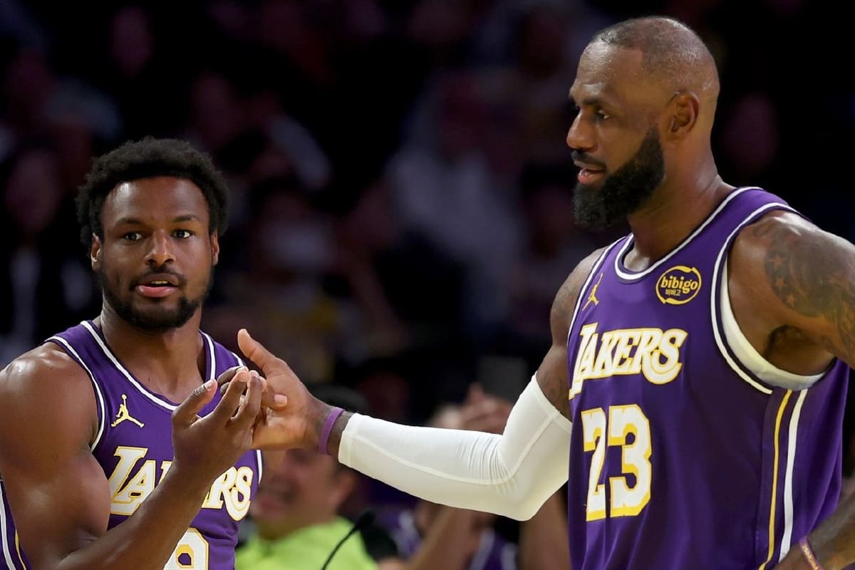 Леброн и Бронни Джеймс