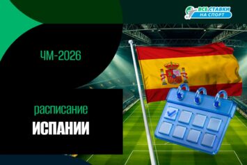 Расписание матчей сборной Испании на ЧМ-2026 по футболу