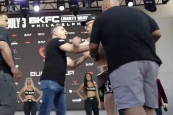 Боец BKFC разозлил президента лиги на взвешивании