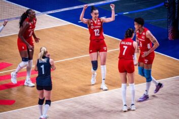 Сборная Турции вышла в финал женской волейбольной Лиги наций, обыграв Китай