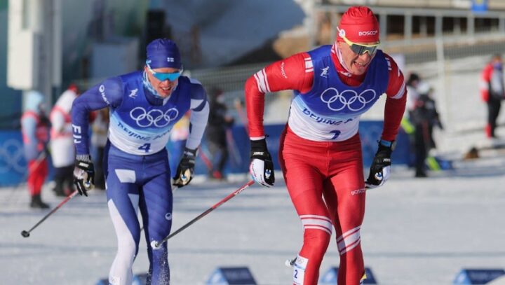 Сборная России по лыжным гонкам выиграла эстафету