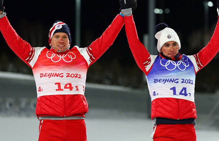 Александр Большунов и Александр Терентьев