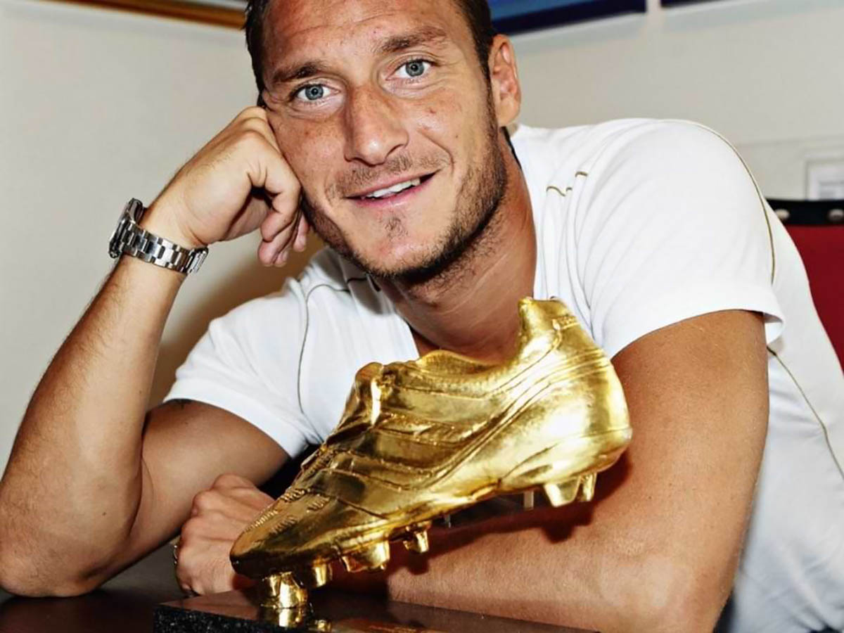 Франческо Тотти с Золотой бутсой