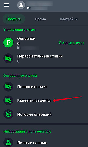 Вывод средств
